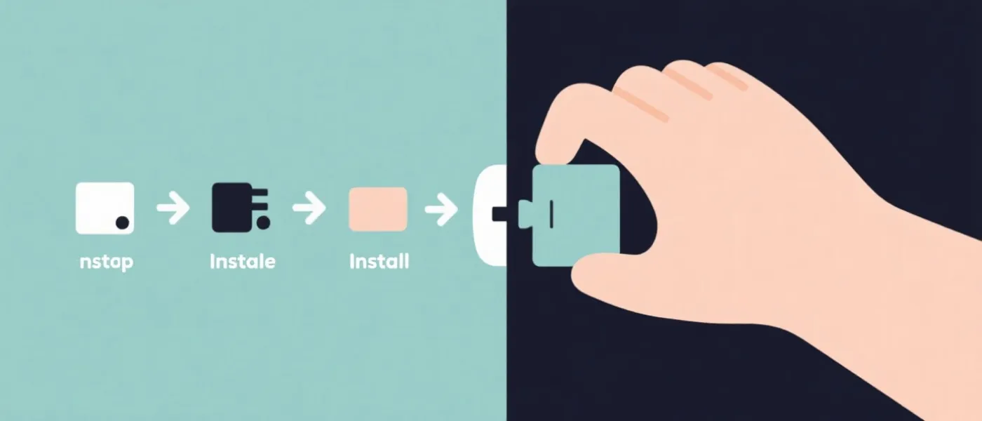 安装步骤示意图